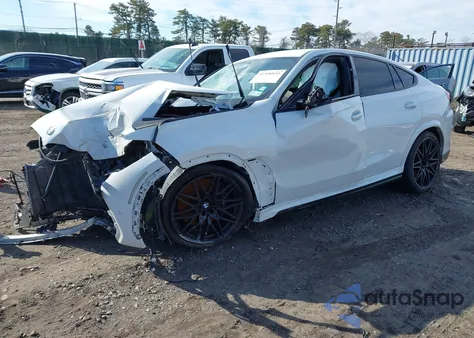 2021 BMW X6 M z USA, uszkodzony, nr VIN 5YMCY0C0XM9E59162